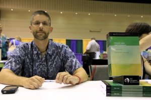 Barnes Jon with book