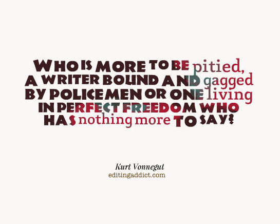 Kurt Vonnegut freedom writer