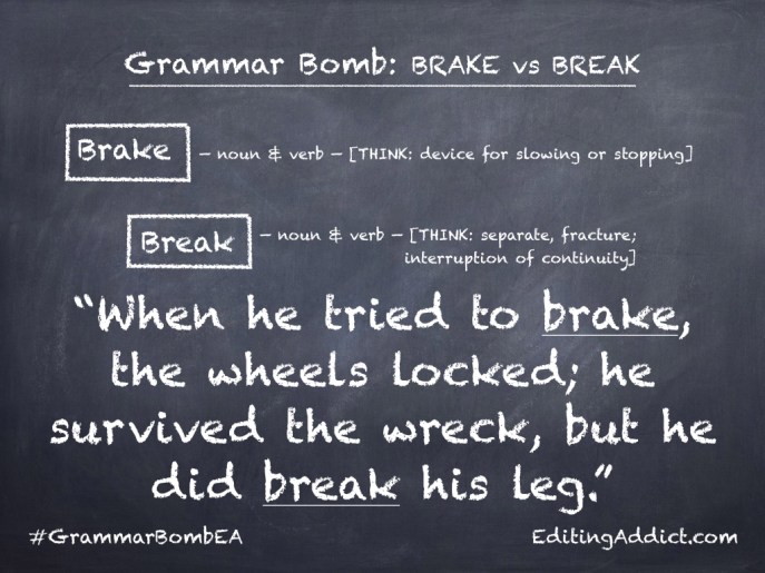 Grammar Bomb40.004_Brake vs Break