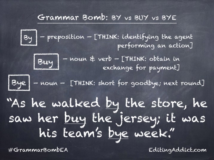 Grammar Bomb40.006_By vs Buy vs Bye